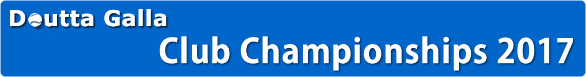 Doutta Galla Club Championships 2017 Doutta Galla Club Championships 2017